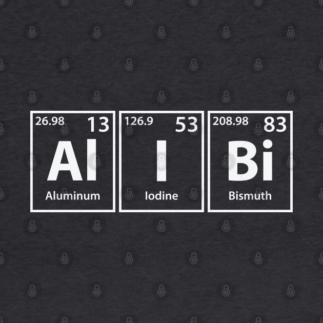 Alibi (Al-I-Bi) Periodic Elements Spelling by cerebrands